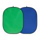 IO ฉากพื้นหลัง 2 สี แบบพับได้ (150x200CM.GREEN+BLUE)