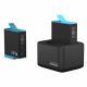 GoPro Dual Battery Charger+Battery For Gopro HERO 9/10 Black