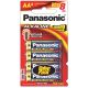Panasonic  ถ่านอัลคาไลน์ LR6T/2B Alkaline Battery AA-P8 AA (แพ็ค 8 ก้อน)