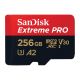 256 GB MICRO SD CARD (ไมโครเอสดีการ์ด) SANDISK EXTREME PRO MICROSDXC UHS-I CARD (SDSQXCD-256G-GN6MA)